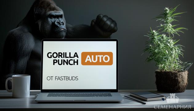 Выращивание сорта марихуаны Gorilla Punch Auto в индоре Гроурепорт сорта Gorilla Punch Auto