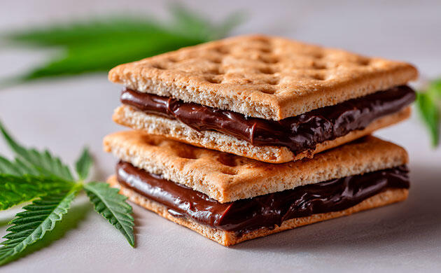 Рецепт печенья с каннабисом Торопыжки из сушеного каннабиса