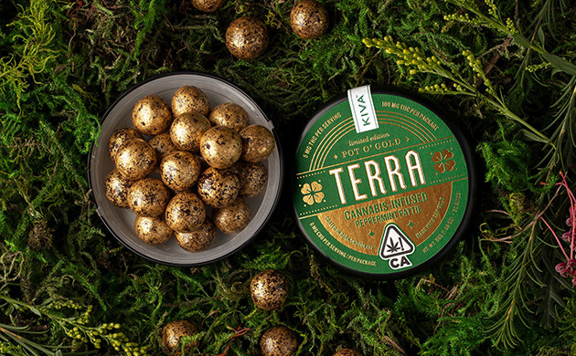 Шоколадные конфеты с каннабисом Pot o’ Gold Peppermint Pattie Terra Bite