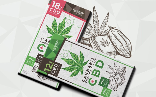 Шоколад с CBD Шоколад от компании Euphoria